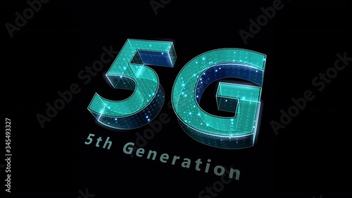 5G Digital Network technology 5th generation mobile communication concepts Background.