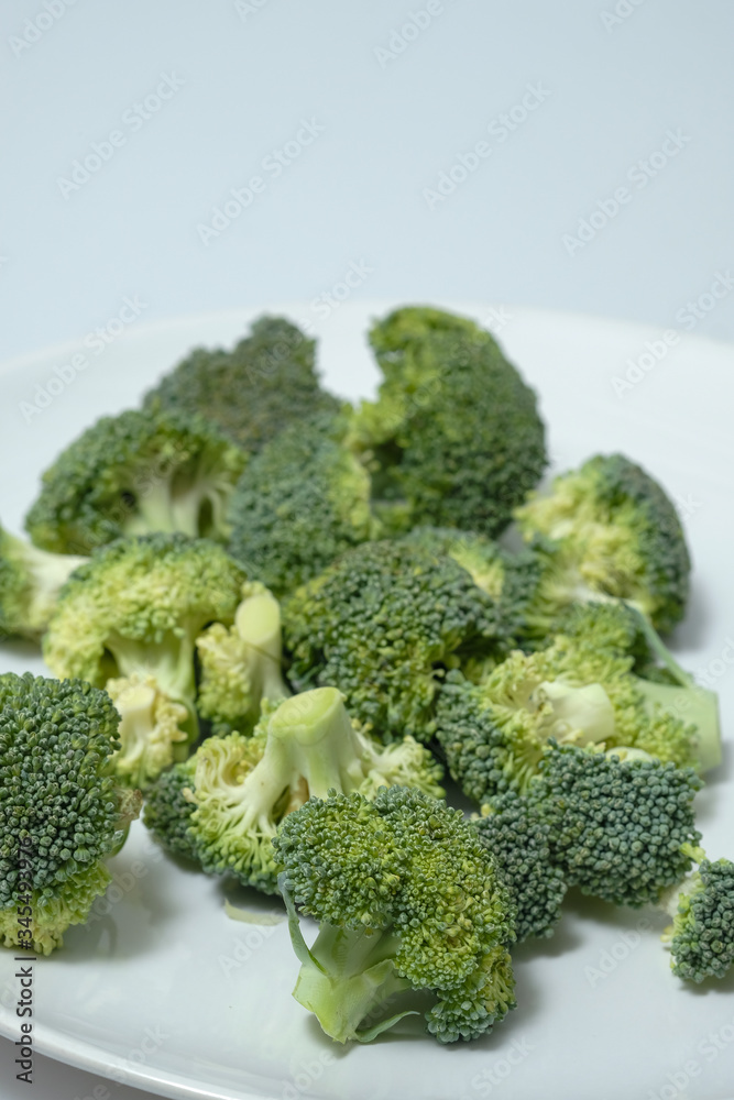 Fresh broccoli isolated on white background Fresh broccoli isolated on white background