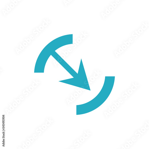blue Arrow Icon in trendy flat style isolated on grey background. Arrow symbol for your web site design, logo, app, UI. Vector illustration, EPS10. Free Download blue Arrow Icon in trendy flat style isolated on grey background. Arrow symbol for your web site design, logo, app, UI. Vector illustration, EPS10. - GFXLoad