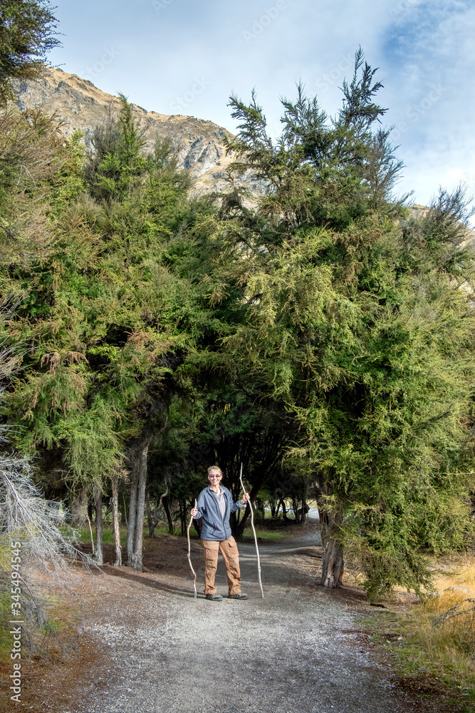 Φωτογραφία Hiking on Glendhu Bay Track, Wanaka, South Island, New Zealand