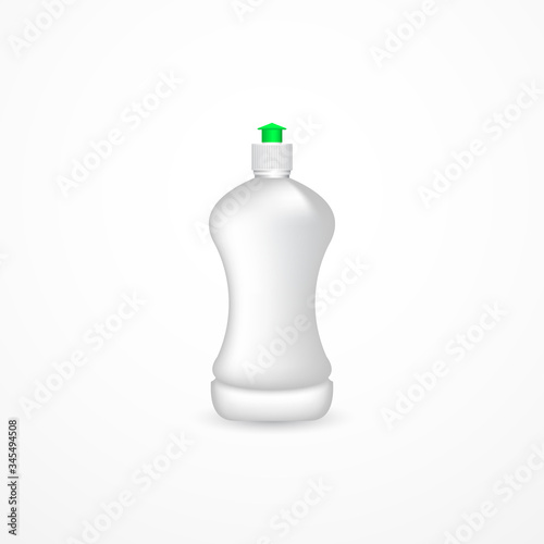 3d vector dish washing liquid bottle