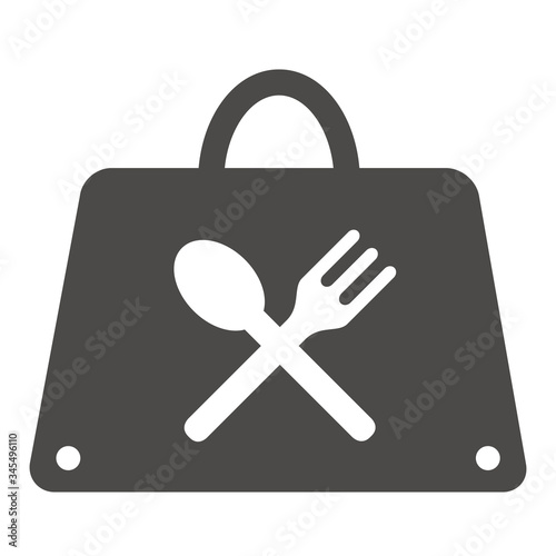 Take away paper food bag