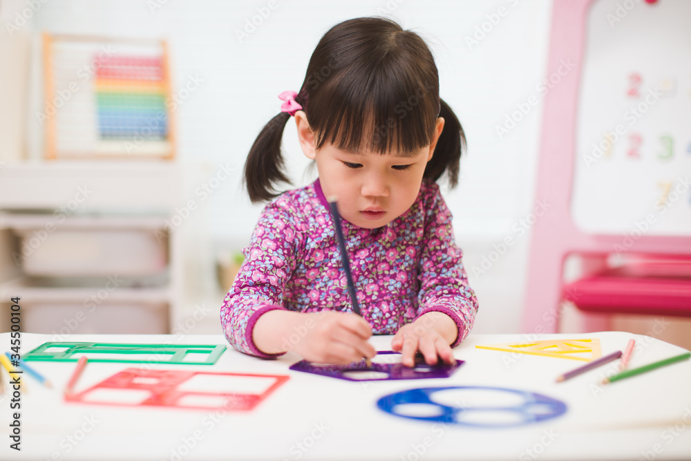 toddler girl practice drawing different shapes for homeschooling toddler girl practice drawing different shapes for homeschooling