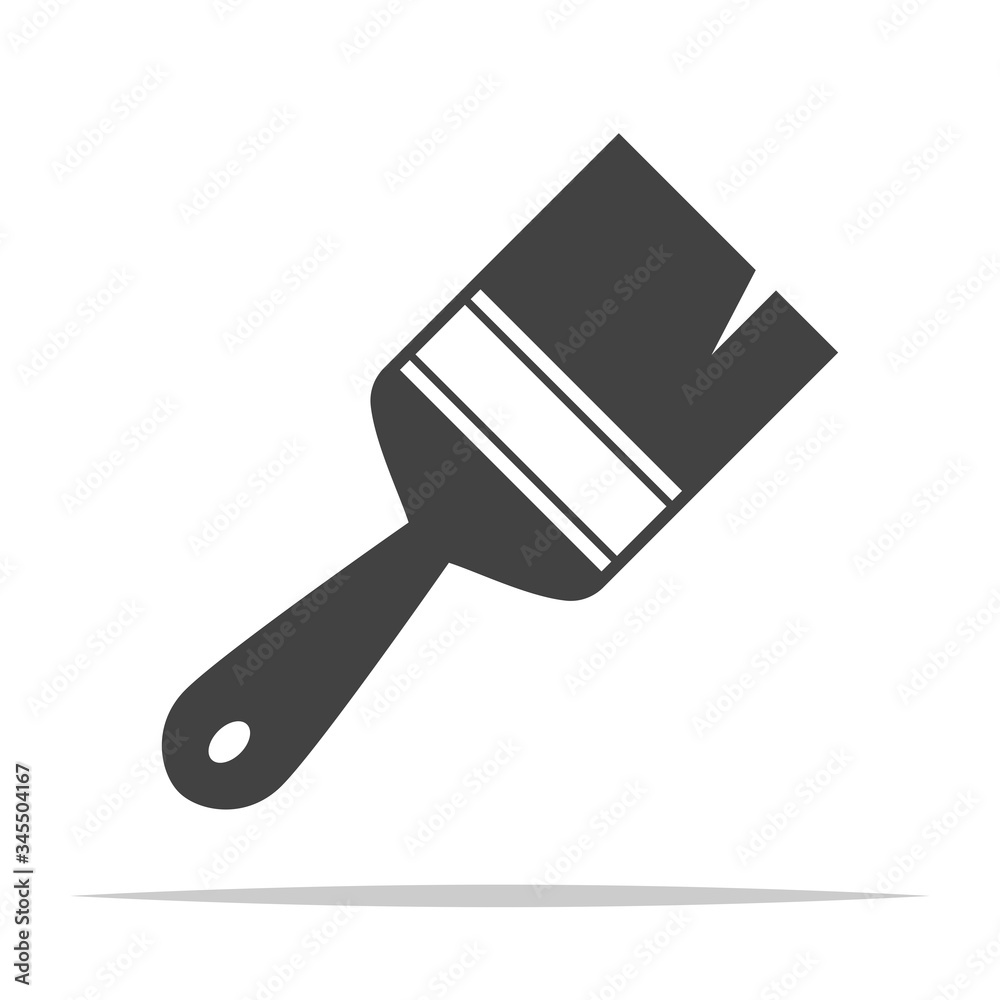 Paint brush icon vector isolated illustration Paint brush icon vector isolated illustration