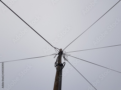 power lines abstract photo