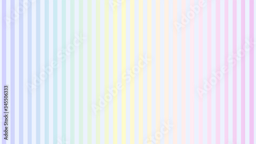 Stripes pattern vector backdrop. Soft colorful background with gradient pastel color palette. Vertical lines. Illustration for banner, presentation template, wallpaper, text place and social media.