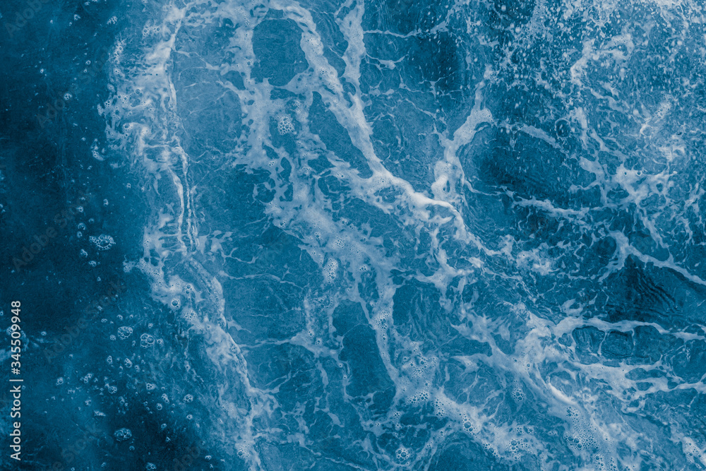 Dark blue sea surface