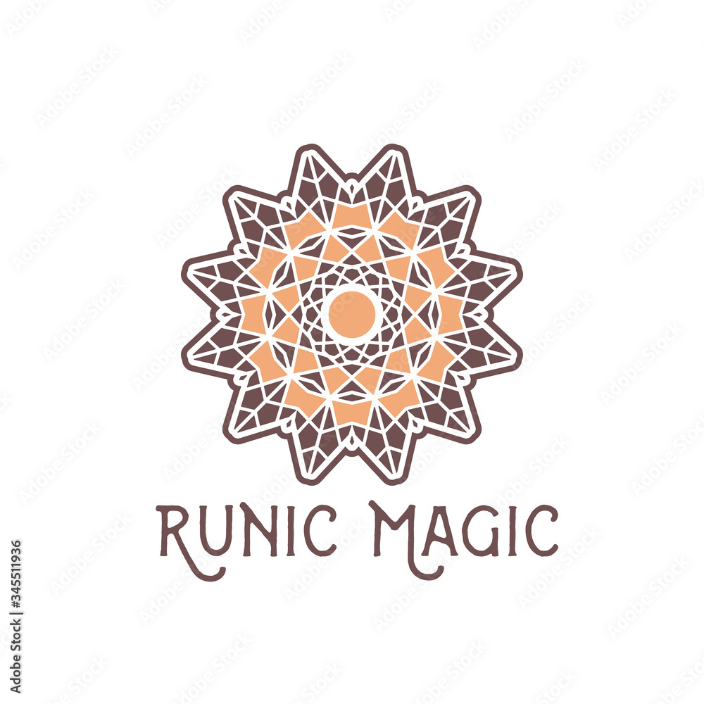 Oriental Geometric Star Symbol Oriental Geometric Star Symbol