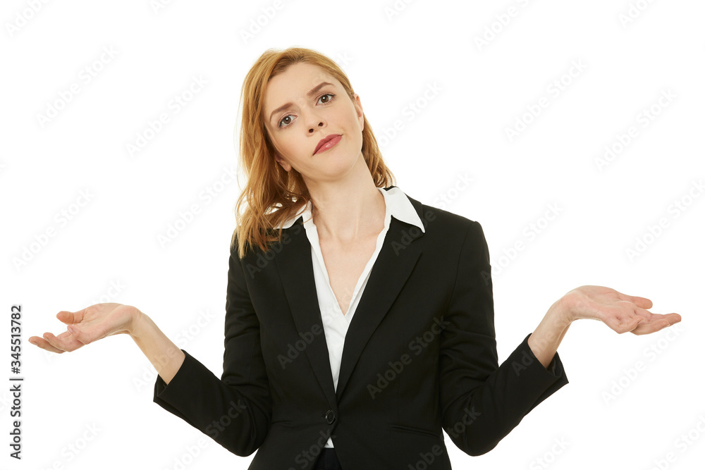 Helpless beautiful businesswoman stock photos Helpless beautiful businesswoman stock photos