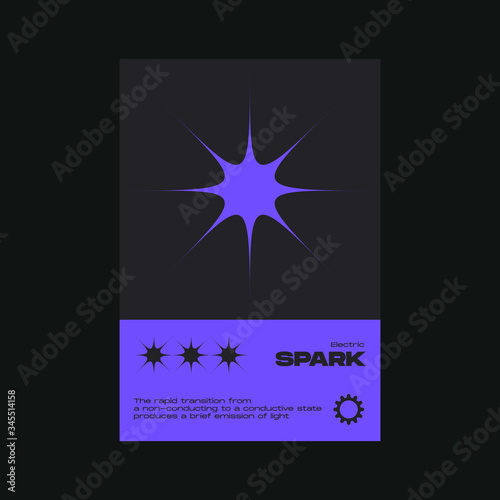 Meta Modern Swiss Aesthetics Poster Design Template