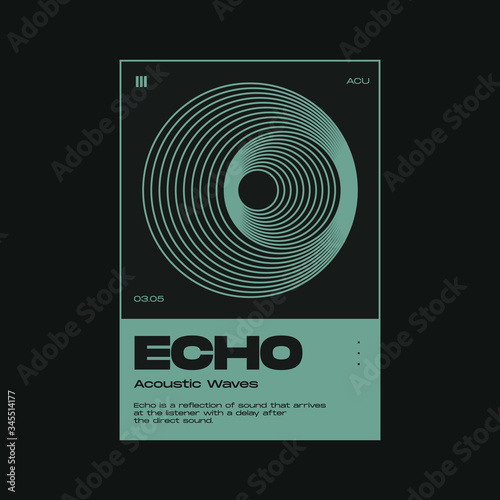 Meta Modern Swiss Aesthetics Poster Design Template