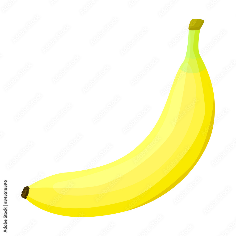 Banana vector icon.Cartoon vector icon isolated on white background banana. Banana vector icon.Cartoon vector icon isolated on white background banana.