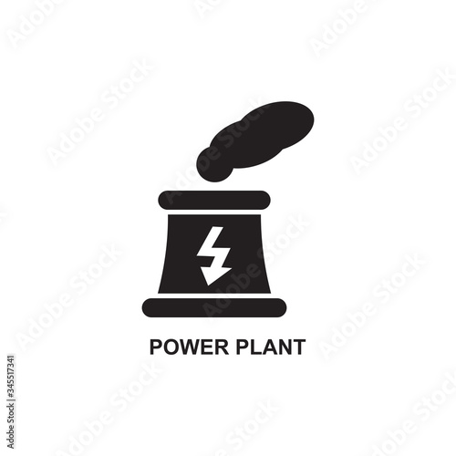 POWER PLANT ICON , INDUSTRY ICON