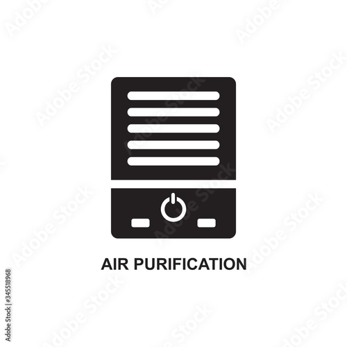 AIR PURIFICATION ICON , PURIFIER ICON