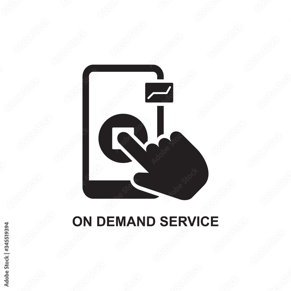 ON DEMAND SERVICE ICON , PHONE ICON ON DEMAND SERVICE ICON , PHONE ICON