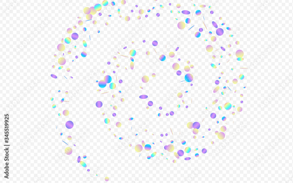 Obraz premium Rainbow Confetti Happy Transparent Background. 