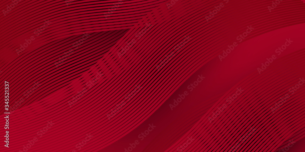 Modern red background for presentation design and business card. Vector illustration with 3d abstract waves decoration. Suit for corporate, business, fashion industry, game, and much more Modern red background for presentation design and business card. Vector illustration with 3d abstract waves decoration. Suit for corporate, business, fashion industry, game, and much more