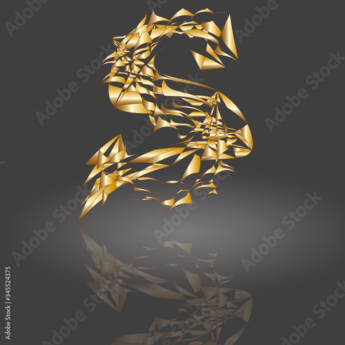 Polygonbuchstabe S 7