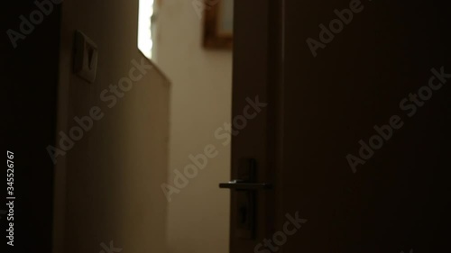 The black door was opened.