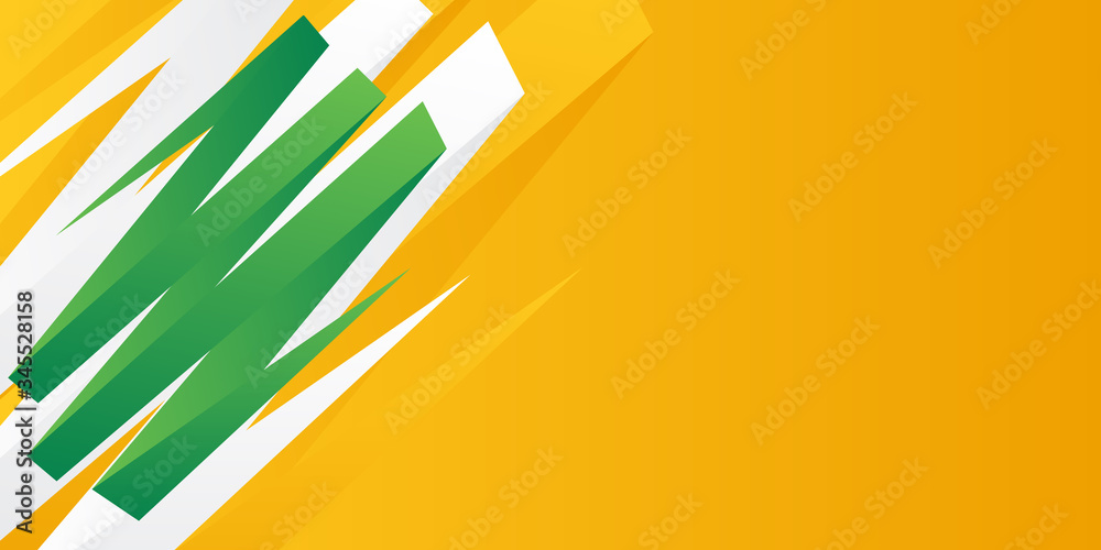 Bjp Green Orange Background Design