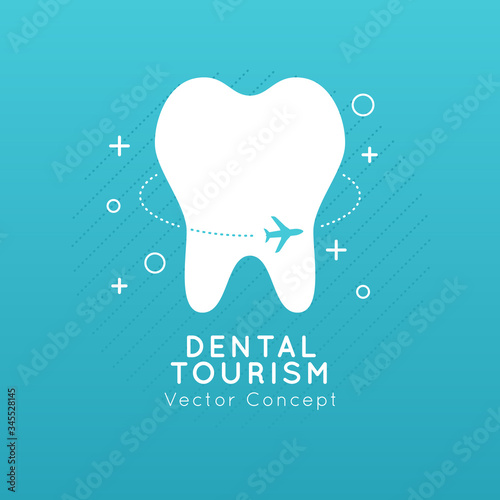 Dental Tourism Vector Template