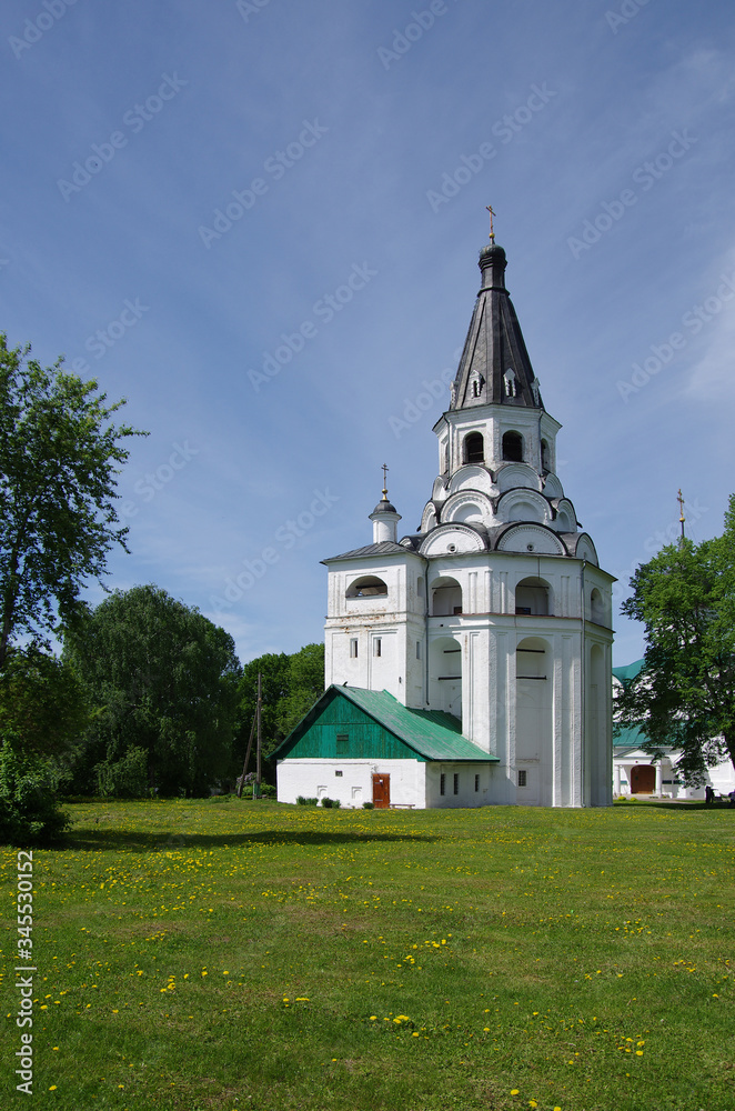 ALEKSANDROV, RUSSIA - May, 2019: Alexandrovskaya sloboda, the famos russian residence of tsar Ivan Grozny