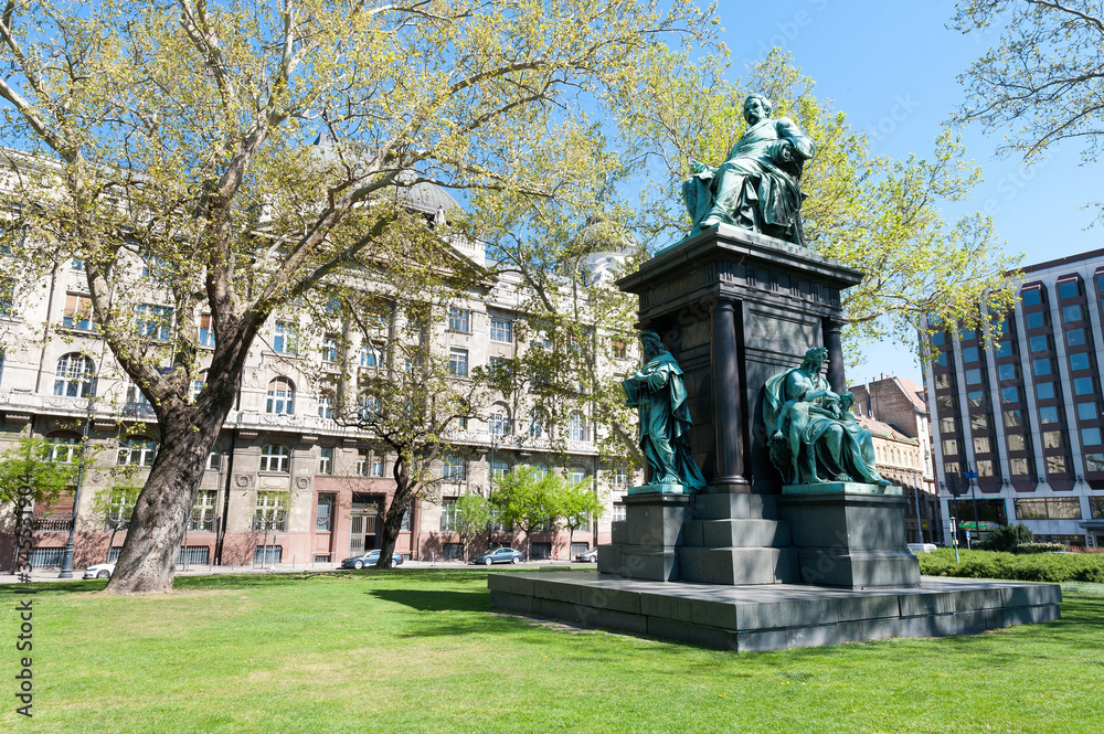 Statue of Ferencz Deak in Budapest Statue of Ferencz Deak in Budapest