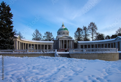 Photography Moscow, Russia - January, 2019: Arkhangelskoye Museum Estate
