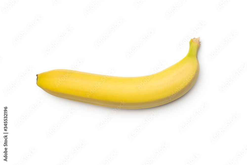Fresh banana isolated on white background