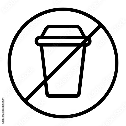 Tea Coffee not allowed while fasting concept, Stop Drinking hot Beverages in ramadan During Fast vector Icon Design, Ramazan kareem and Islamic Symbols on white background, Avoid drinking in Daylight 