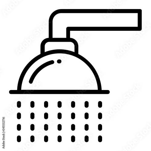 Ghusl Concept, full ablution vector icon design, Ramazan kareem and Islamic Symbols on white background, 