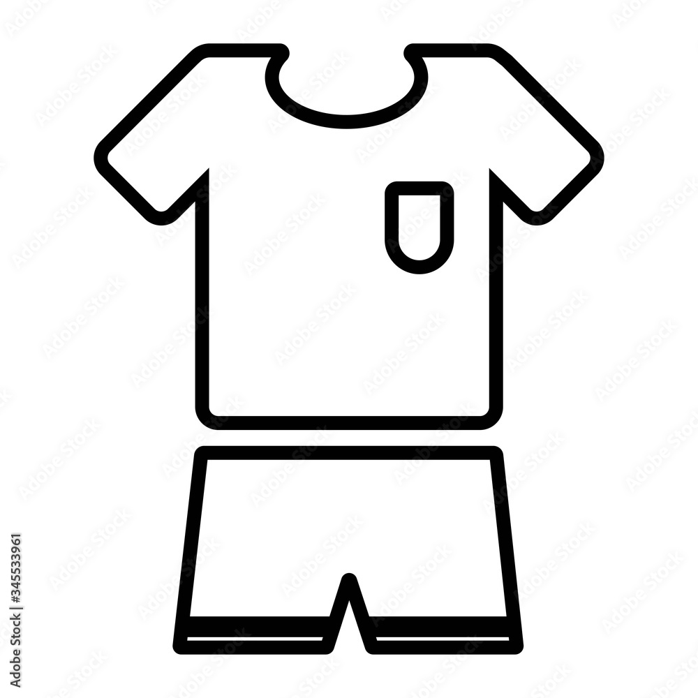 Fitness uniform icon vector illustration Fitness uniform icon vector illustration
