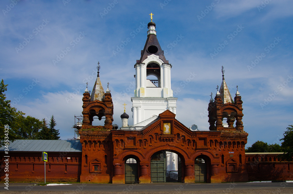 Yegoryevsk, Russia - August, 2019: Holy Trinity Mariinsky convent