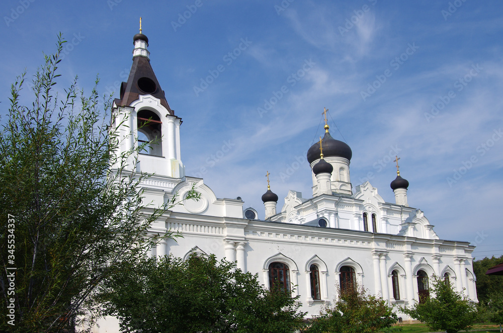 Yegoryevsk, Russia - August, 2019: Holy Trinity Mariinsky convent