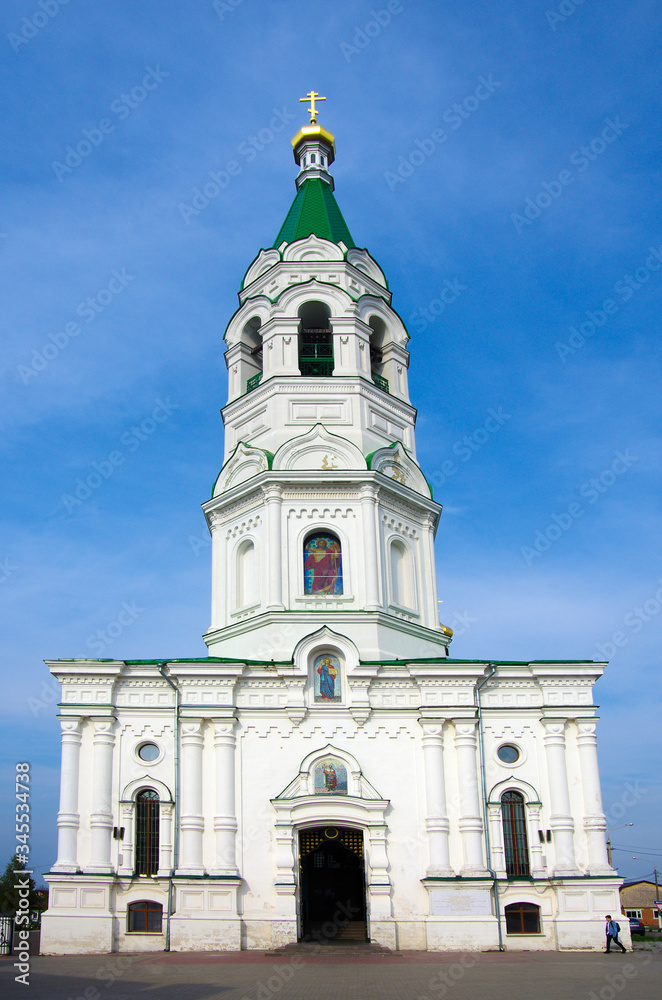 Yegoryevsk, Russia - August, 2019: Alexander Nevsky Cathedral