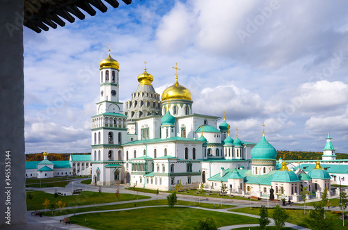 ISTRA, RUSSIA - October, 2019: The New Jerusalem Monastery, also known as the Voskresensky Monastery photo