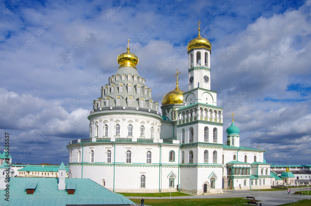 ISTRA, RUSSIA - October, 2019: The New Jerusalem Monastery, also known as the Voskresensky Monastery