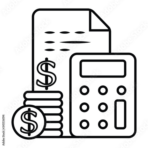 money icon vector illustration photo