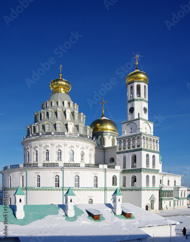 ISTRA, RUSSIA - January, 2019: The New Jerusalem Monastery, also known as the Voskresensky Monastery