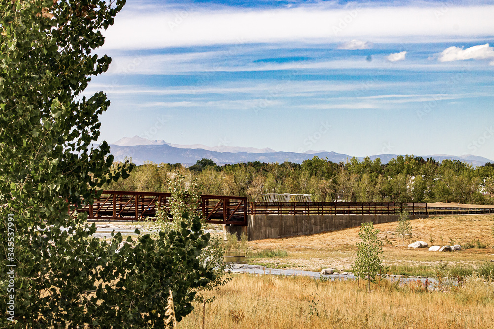 Fototapeta premium landscape with mountains