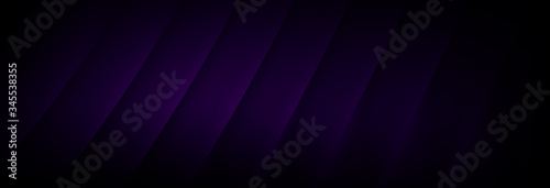Dark violet abstract background for wide banner