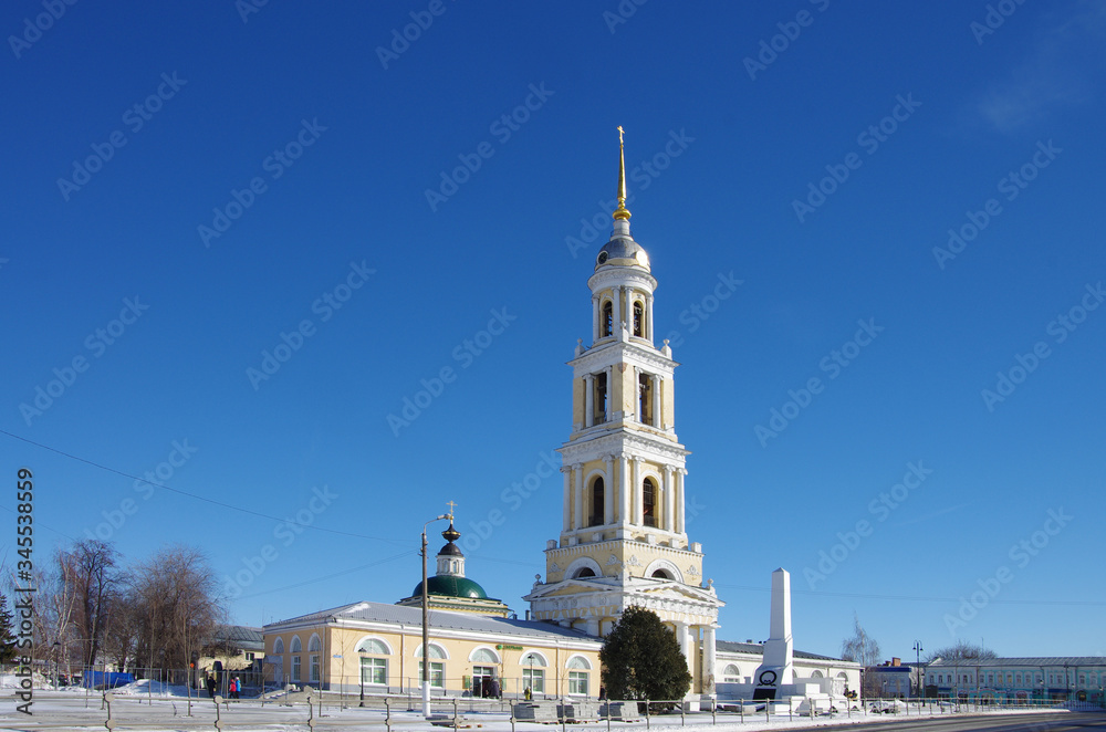 KOLOMNA, RUSSIA - February, 2019: Church of Saint John the Evangelist