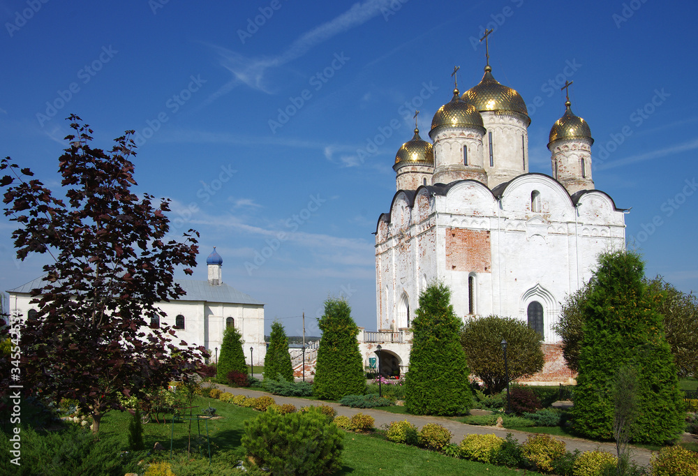 Mozhaisk, Russia - September, 2019: Luzhnetsky Ferapontovsky monastery