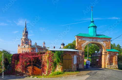 Mozhaisk, Russia - September, 2019: Novo-Nikolskiy Cathedral photo