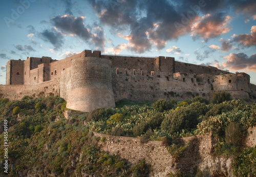 Overview on the castle of Milazzo photo