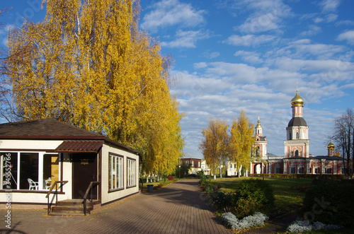 MOSCOW, Russia - October, 2019: Sviblovo Manor on a sunny autumn day photo