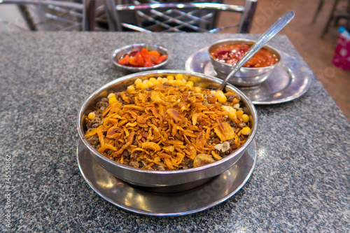 Koshari Egyptian food traditional  photo