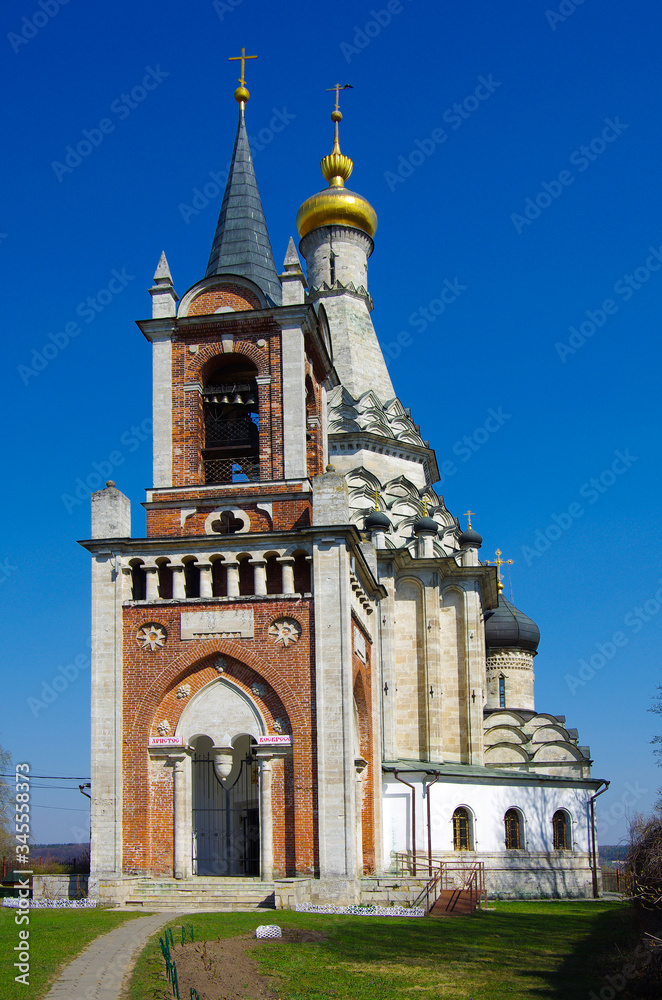 Church of the Transfiguration in Ostrov village, Moscow region, Russia from second half of 16 centuries