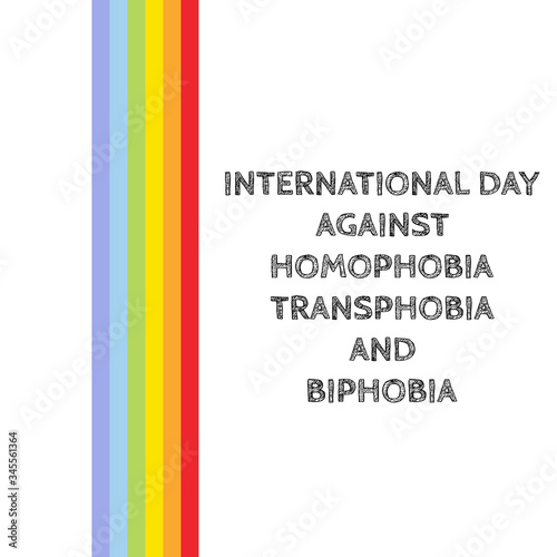 All lgbt colours flag. Pride day holiday celebration. IDAHOT day celebration