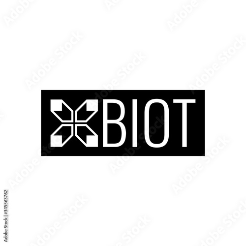 Abstract futuristic logo. Sci fi icon.